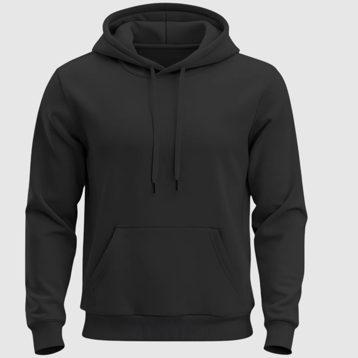 Blusa Moletom Canguru Premium - Preto
