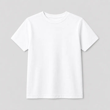 Camiseta Infantil 100% Algodão - Branco