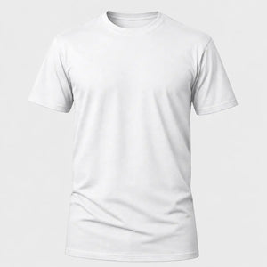 Camiseta Básica 100% algodão Fio 30.1 - Branco