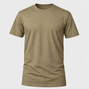 Camiseta Básica 100% algodão Fio 30.1 - Caqui