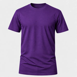 Camiseta Básica 100% algodão Fio 30.1 - Roxo