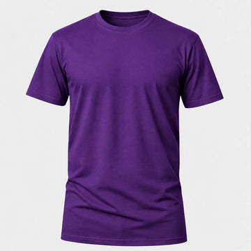 Camiseta Básica 100% algodão Fio 30.1 - Roxo