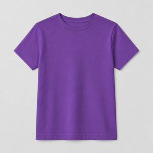 Camiseta Infantil 100% Algodão - Roxo