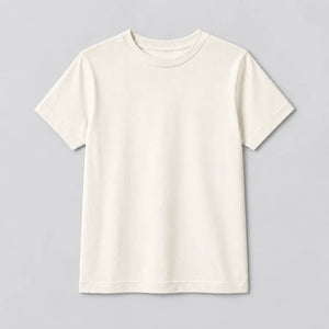 Camiseta Infantil 100% Algodão - Off White