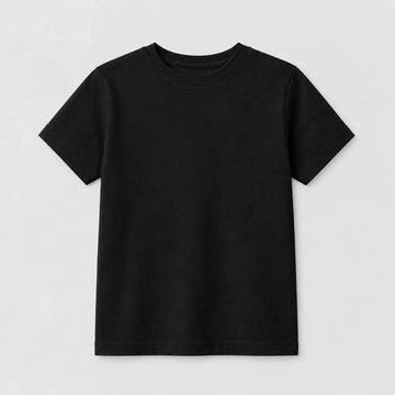 Camiseta Infantil 100% Algodão - Preto